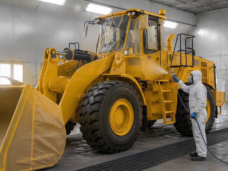 Heavy vehicle painting and finishing