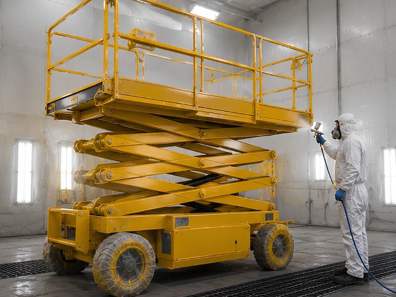 Machinery painting and finishing