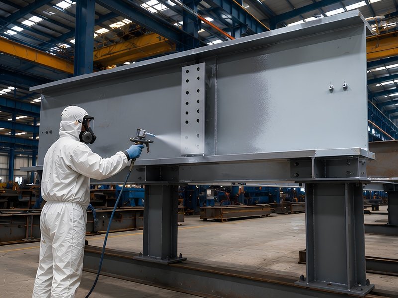 Steel structure painting project