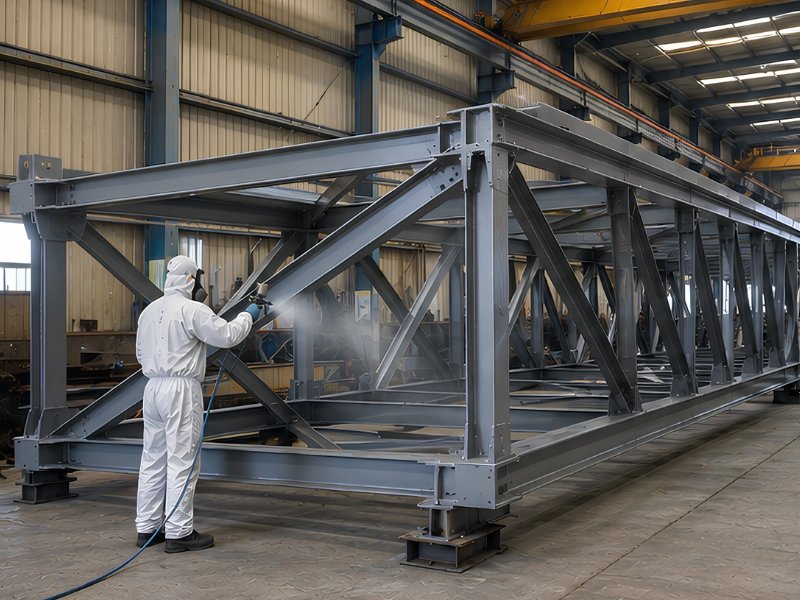 Steel structure painting project