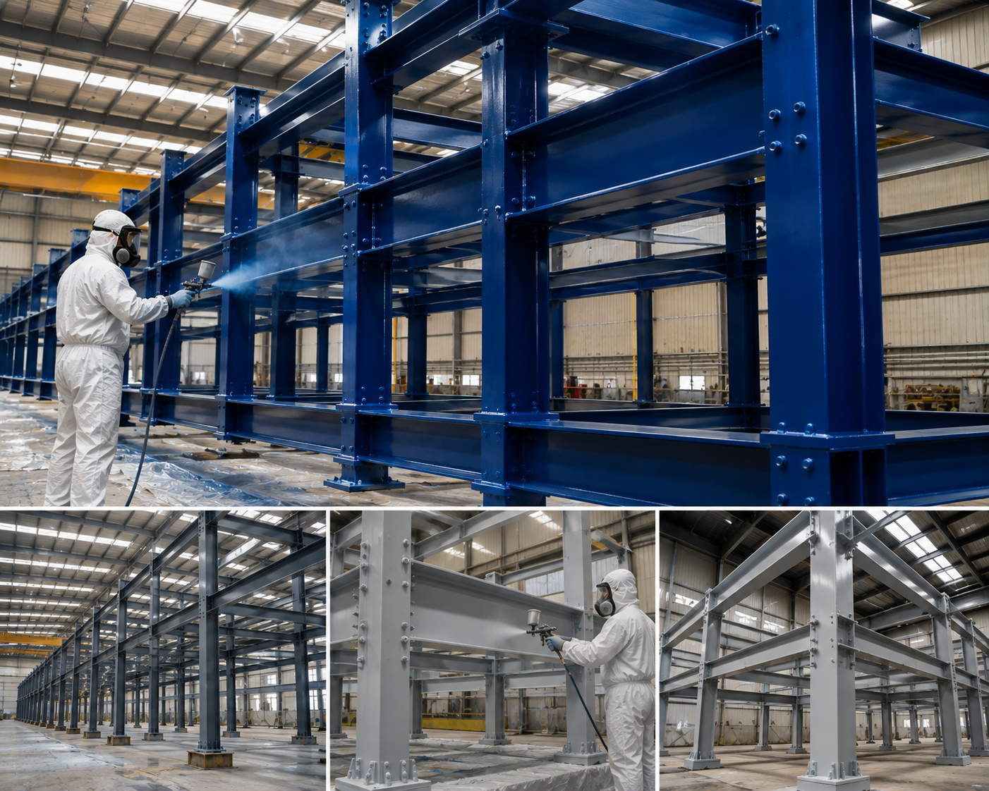 Steel frame painting project